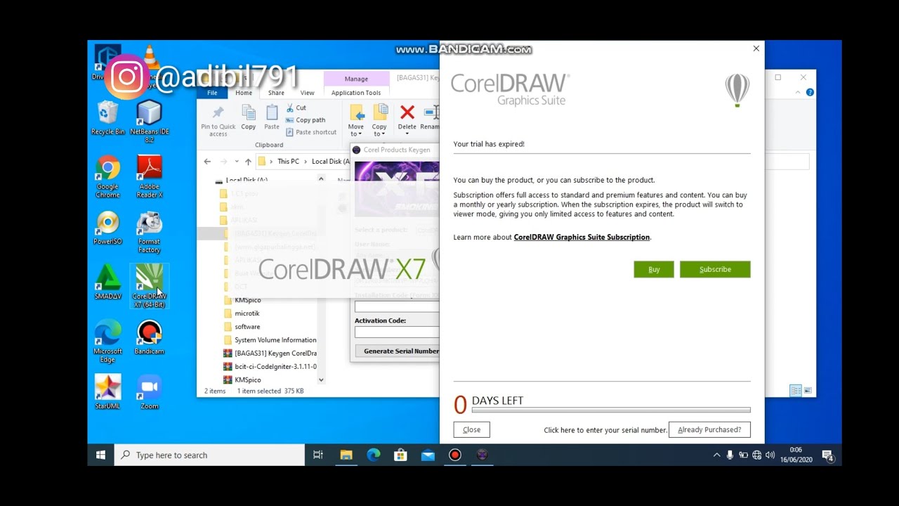 Cara Ampuh Crack Corel Draw X7 Tanpa Expired permanent Part 1