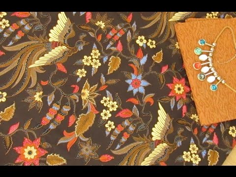 BATIK BUNGA BURUNG – Sridevi Cap Printing Tulis Online Murah – Model Seragam Kantor [HD]