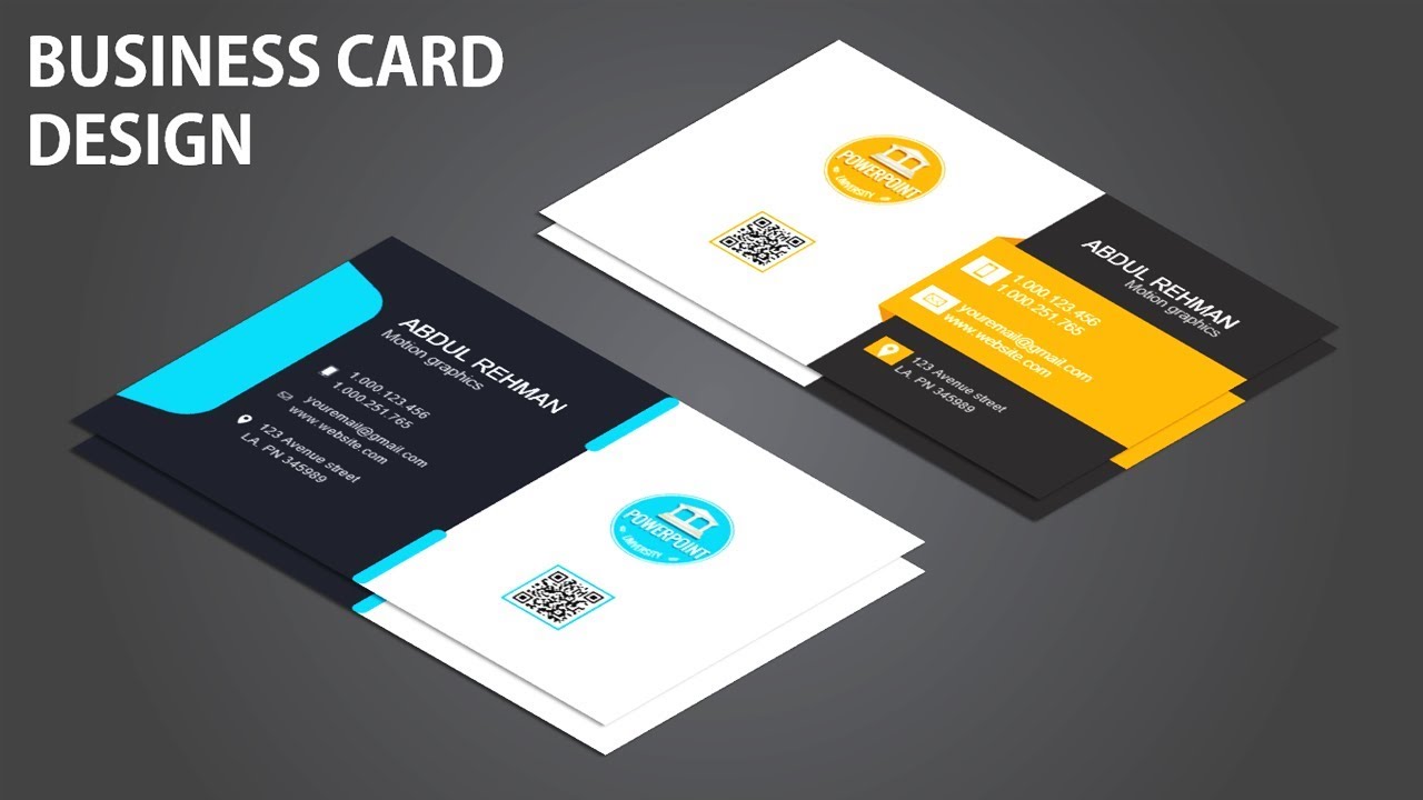 Bagaimana mendesain Kartu Nama di PowerPoint