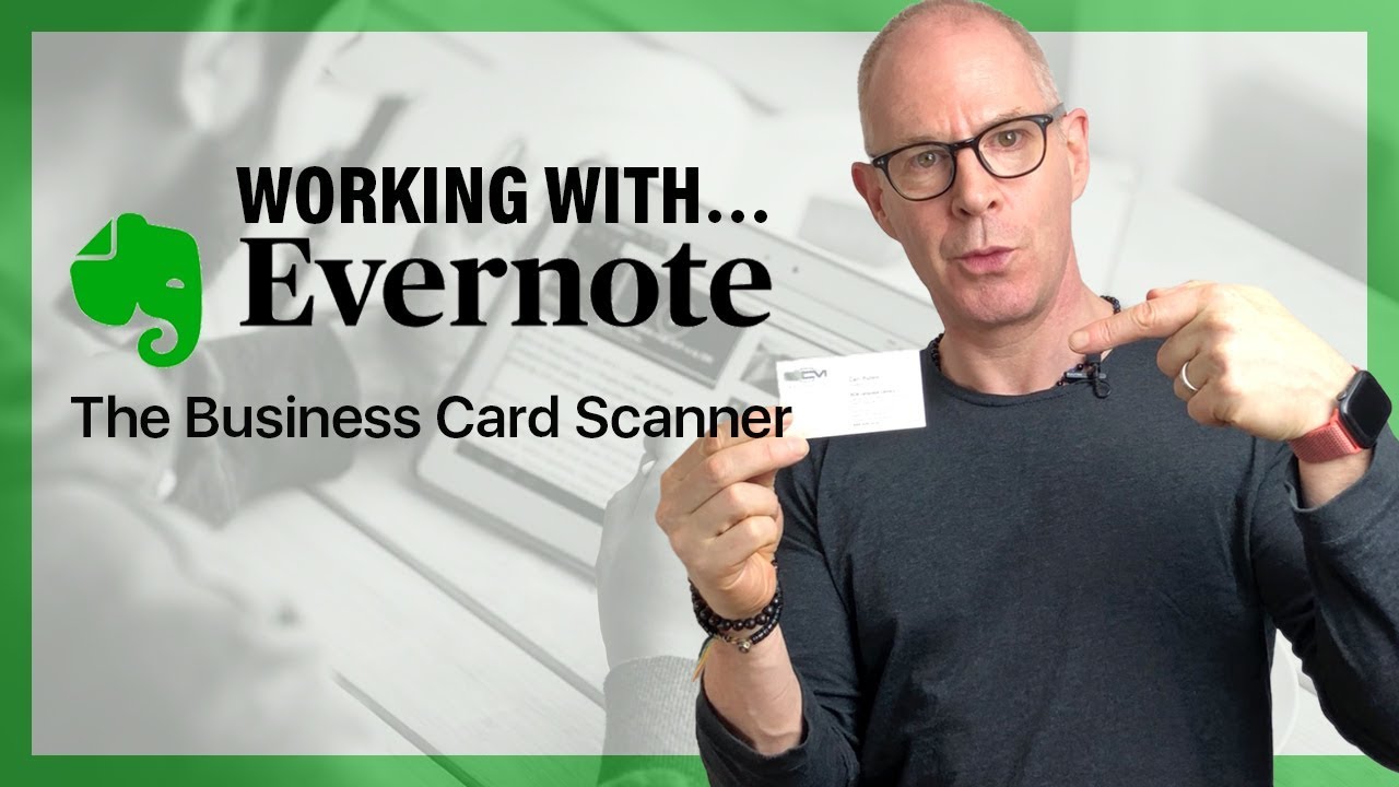 Bekerja Dengan Evernote | Cara Memindai Kartu Nama