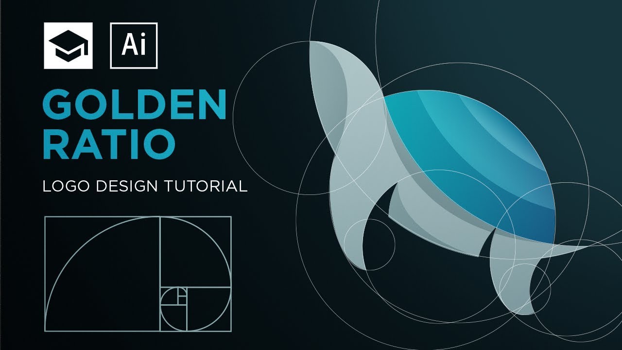 Cara mendesain logo dengan Rasio emas | Tutorial Adobe Illustrator