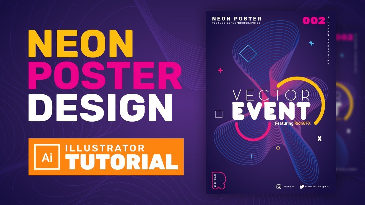 Desain Poster Abstrak – Tutorial Adobe Illustrator