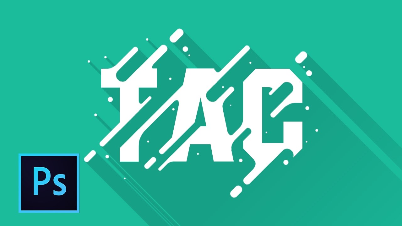 Desain flat efek teks Fast Melt – Tutorial photoshop bahasa indonesia