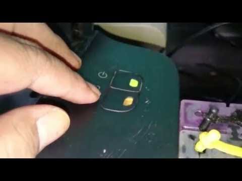 Printer Canon 2770 lampu orange kedip 13 kali atau kedip 16 kali, cara mudah mengatasinya