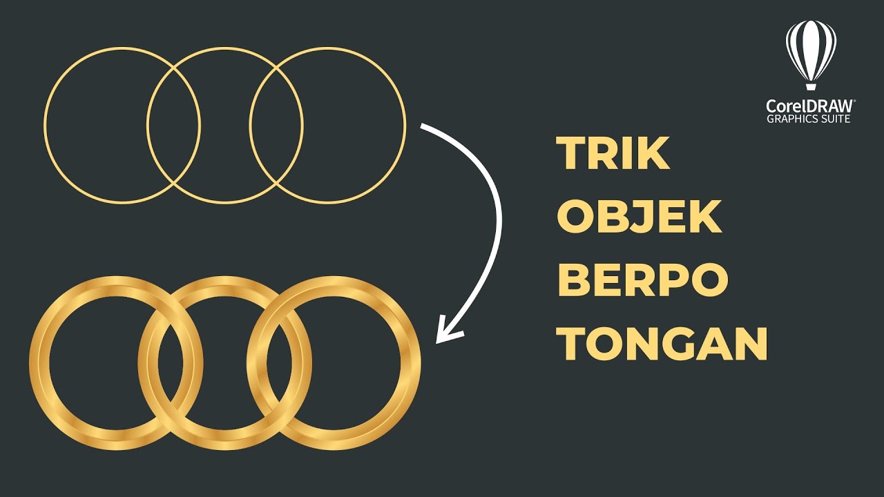 TRIK OBJEK BERPOTONGAN DI COREL DRAW