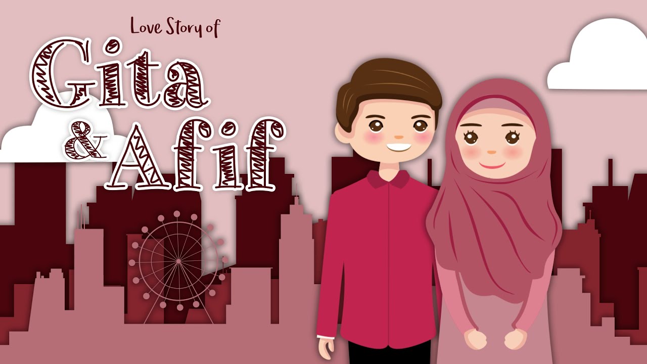 VIDEO CERITA CINTA GITA & AFIF | UNDANGAN PERNIKAHAN – TEMPLATE STORYLINE UNDANGAN SYARI 73