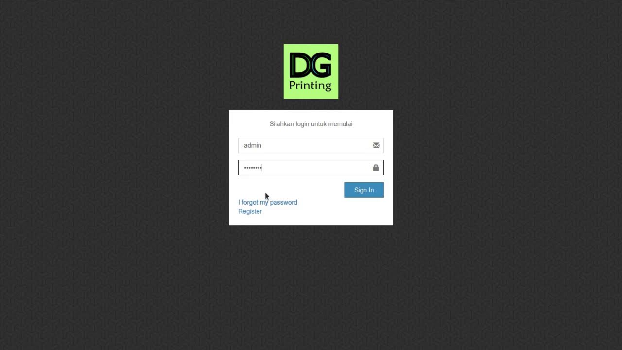 APLIKASI KASIR POS DIGITAL PRINTING WEB ONLINE ( ​​DEMO )