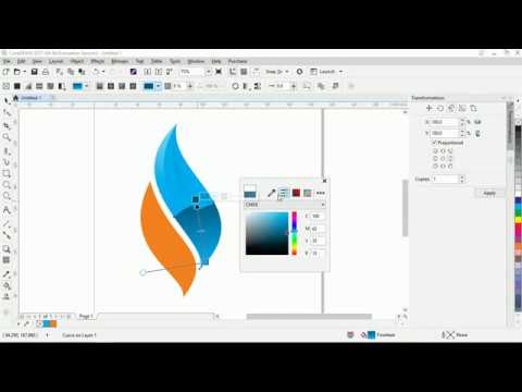 Belajar membuat logo di Coreldraw