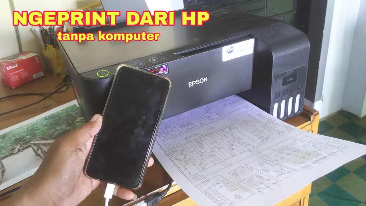 Cara print lewat hp ke semua merek printer | mudah banget