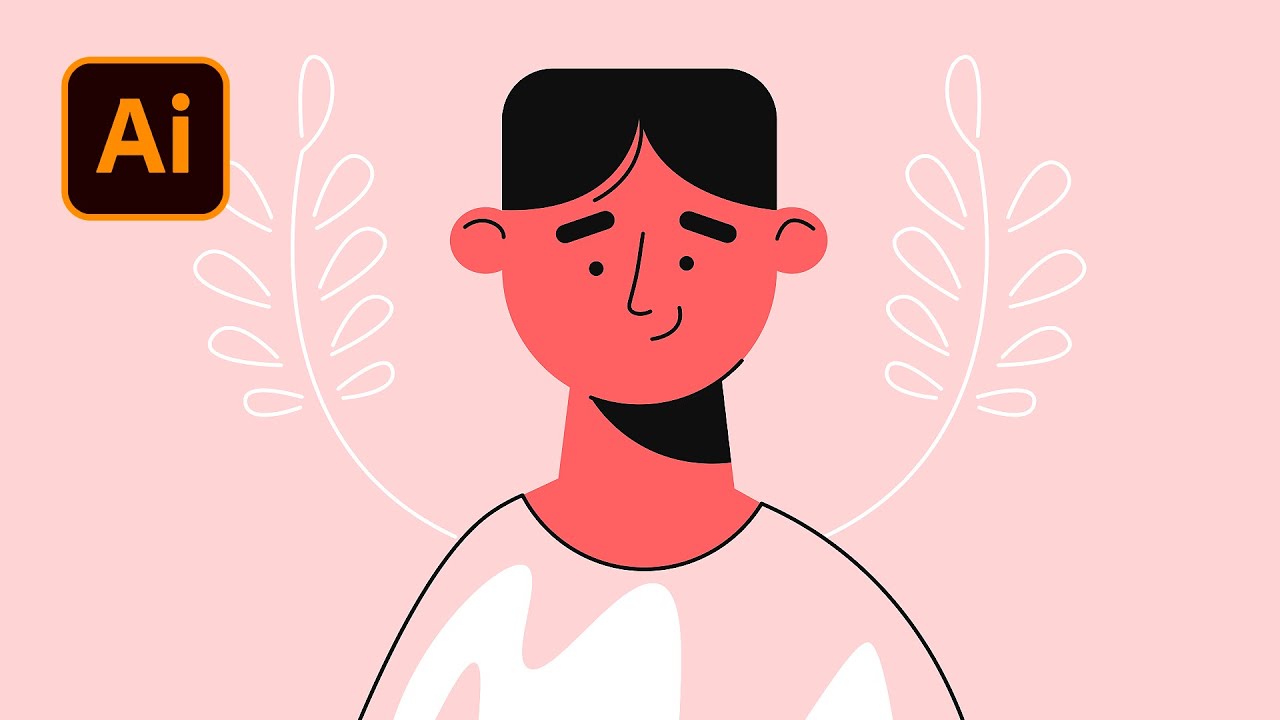 Desain Karakter Datar: Tutorial Illustrator
