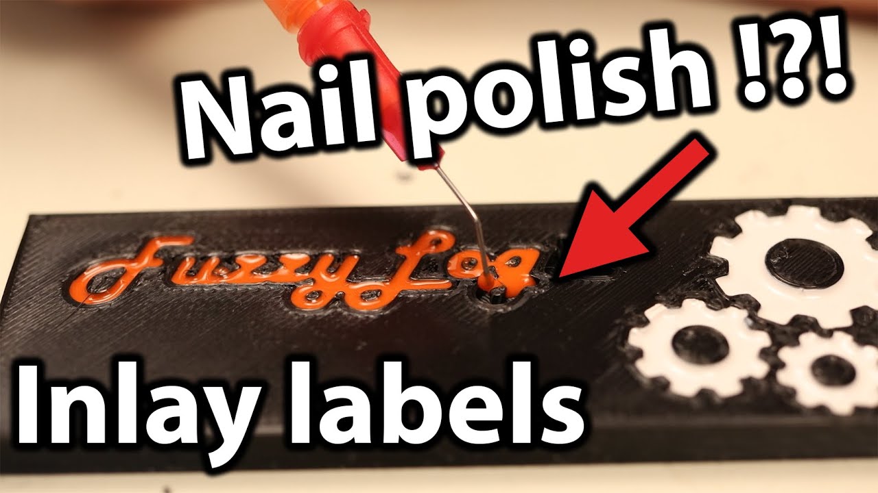 Huruf Inlay Cetak 3D