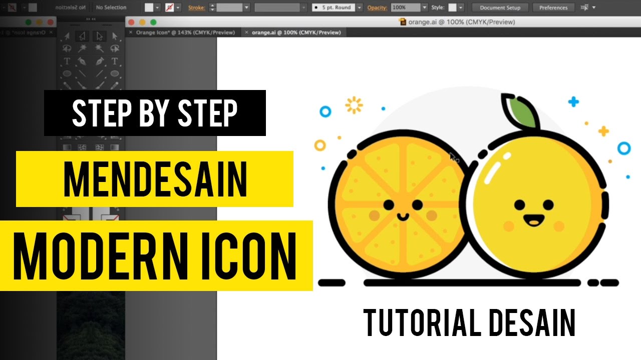 Langkah demi Langkah Cara Desain Icon Modern dengan Adobe Illustrator | Desain Tutorial