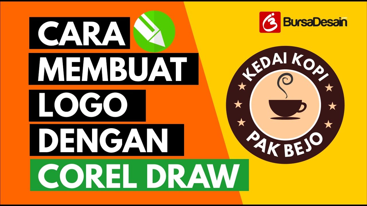TUTORIAL COREL DRAW – CARA MEMBUAT DESAIN LOGO DENGAN COREL DRAW