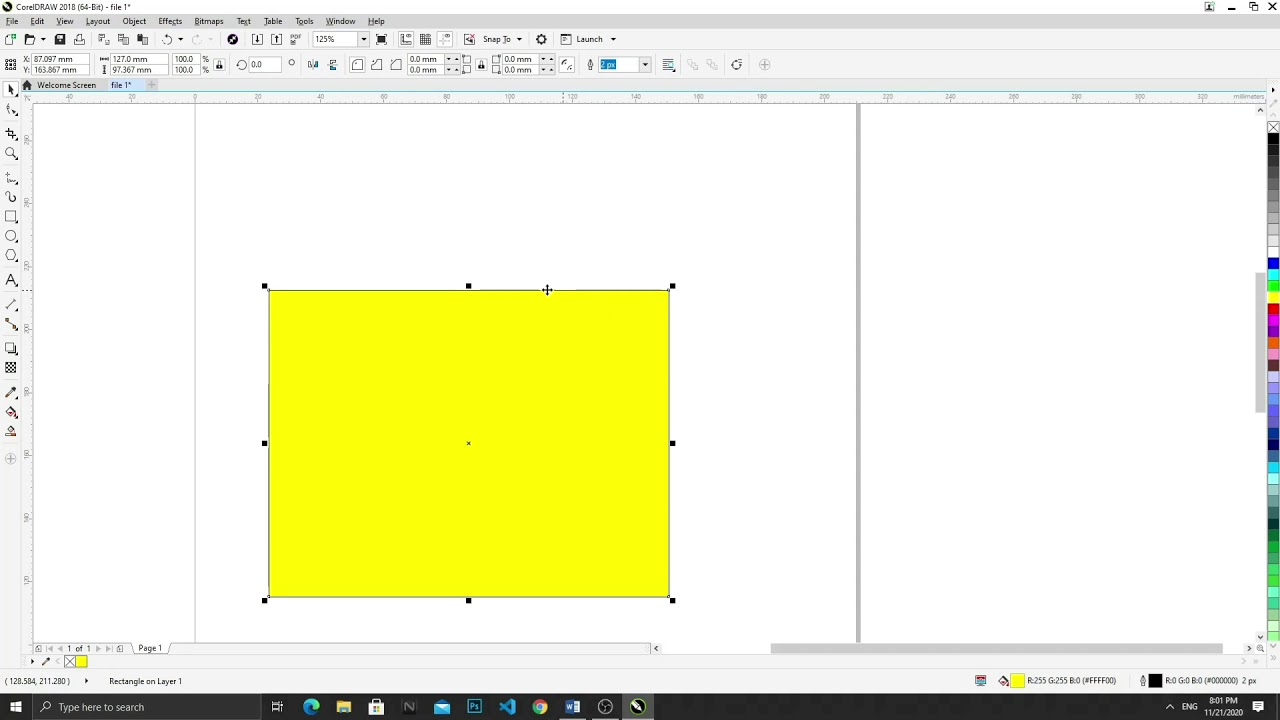 CorelDRAW : 1 (գրաֆիկ )