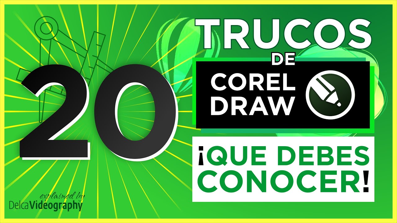 FUNGSI! 20 TRUCOS que *DEBES SABER* de CorelDRAW (2021) DelcaVideography