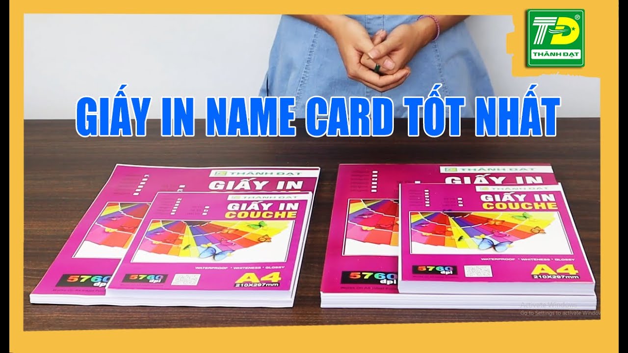 ️Giấy In Name Card – Giấy In Couche Giá Rẻ | Mua Ngay Tại Giấy In nh Thành t👍
