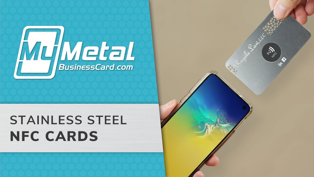 Kartu Bisnis NFC Logam Revolusioner | Kartu Bisnis Logam Saya