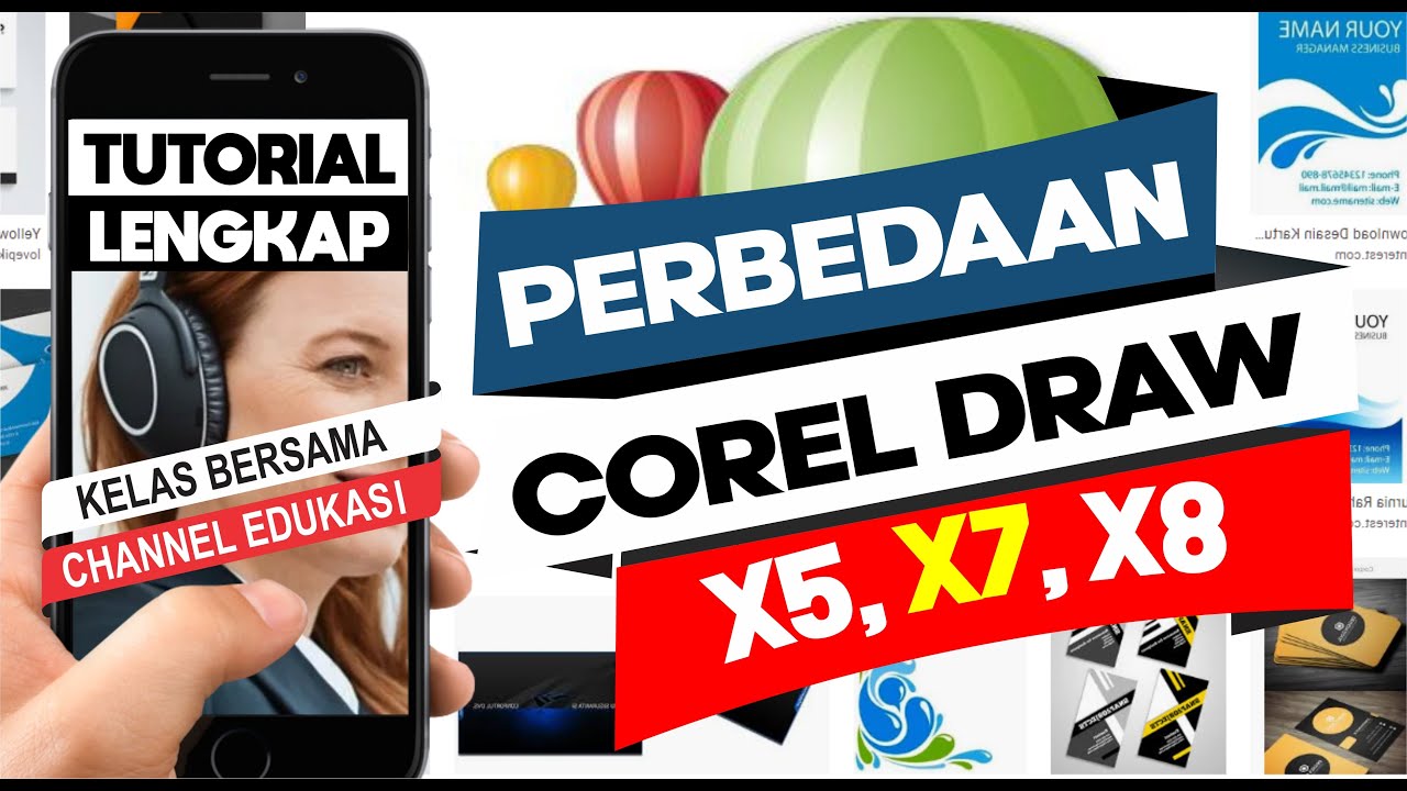 PERBEDAAN COREL DRAW X5, X7 DAN X8