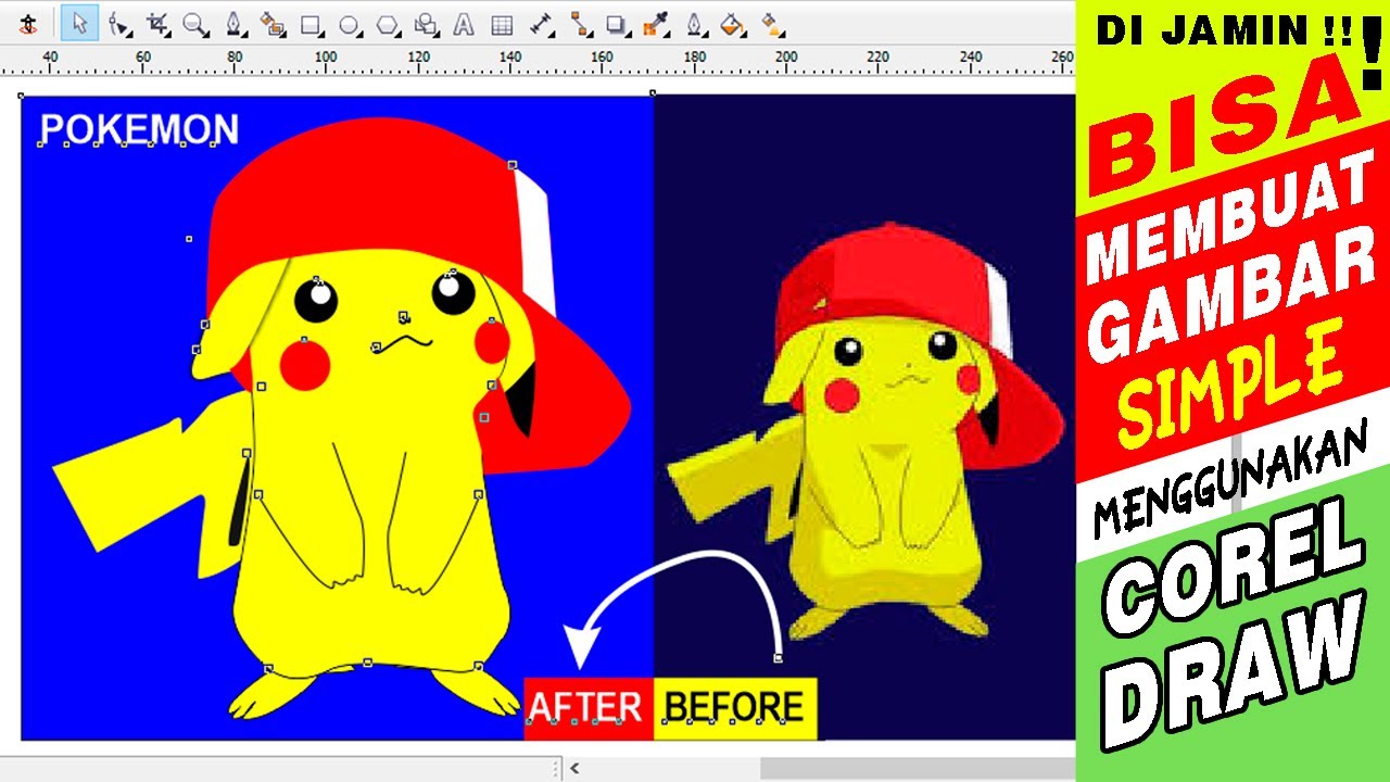TUTORIAL COREL DRAW – Membuat Gambar Sederhana Menggunakan CorelDraw X5