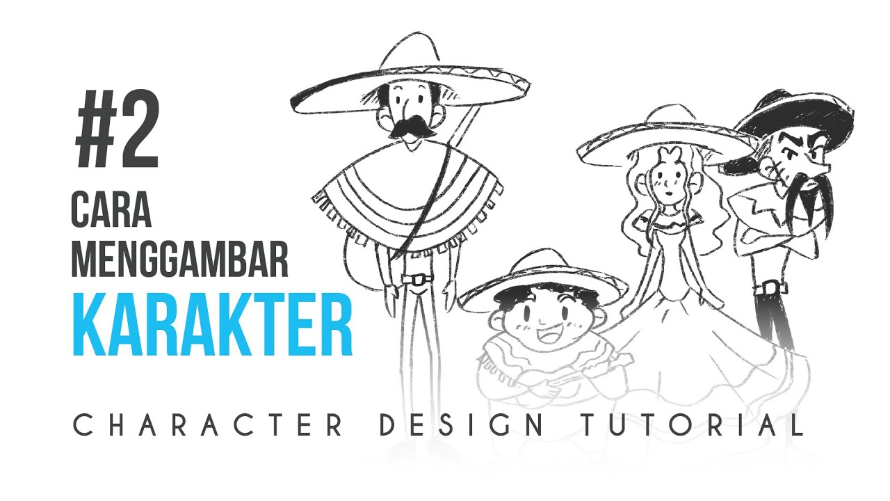 TUTORIAL MENGGAMBAR BADAN DAN KARAKTER (Tutorial desain karakter)