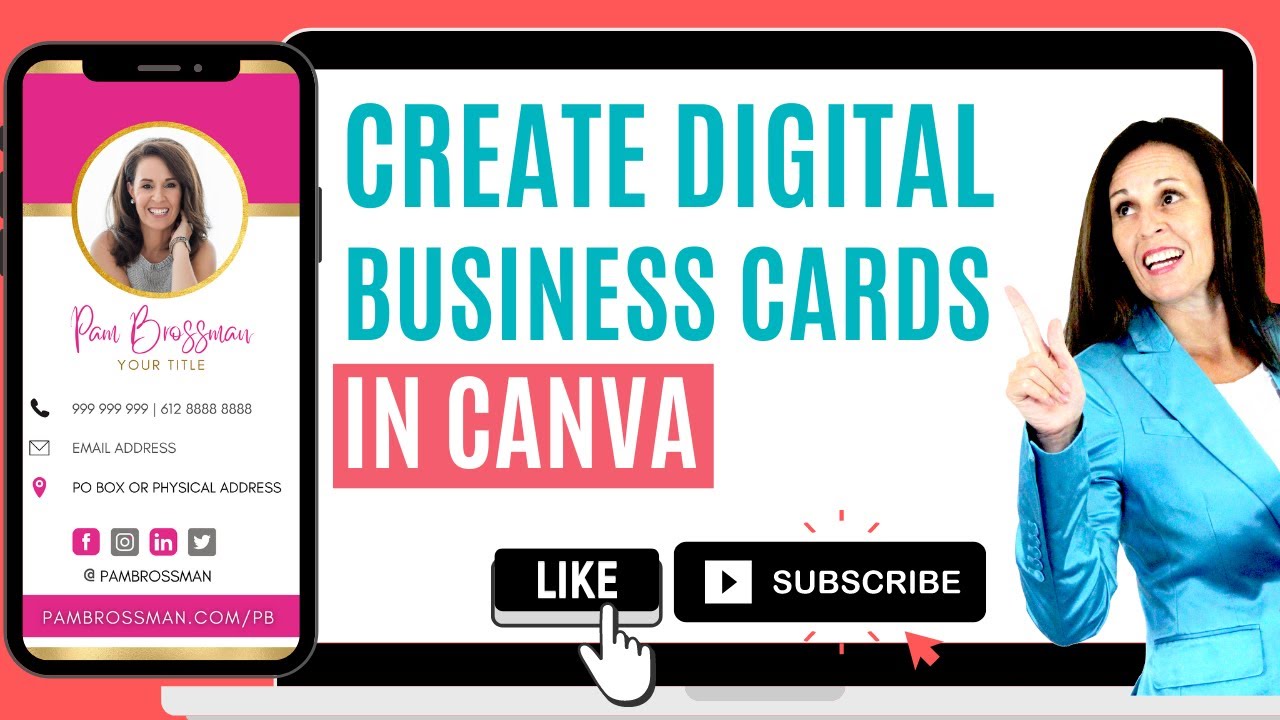 Tutorial Canva Kartu Bisnis Digital : Kartu Bisnis Virtual
