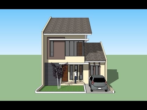 Tutorial desain rumah dengan Sketchup