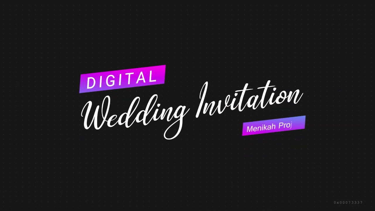 Undangan Pernikahan Digital oleh Menikah Project #1 | Kosong
