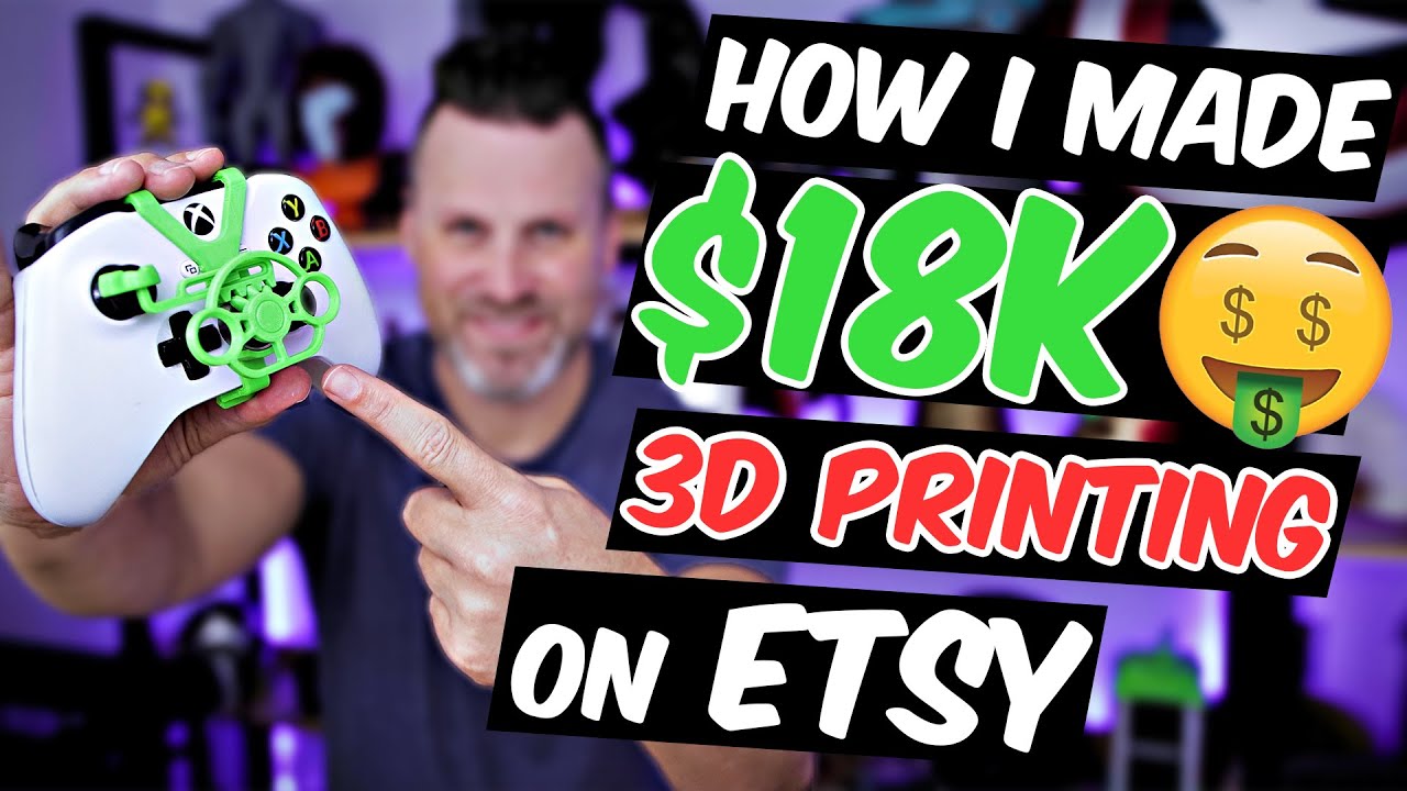 Bagaimana saya menghasilkan $18K 3D Printing di Etsy – 4 Tips untuk memulai