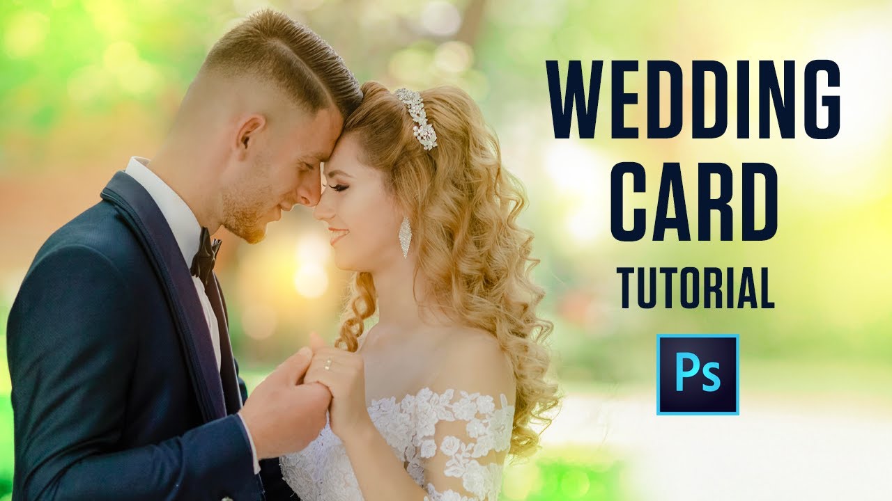 Cara Membuat Kartu Undangan Pernikahan di Photoshop | Tutorial Mendalam | Kartu Pernikahan Gratis | PE73