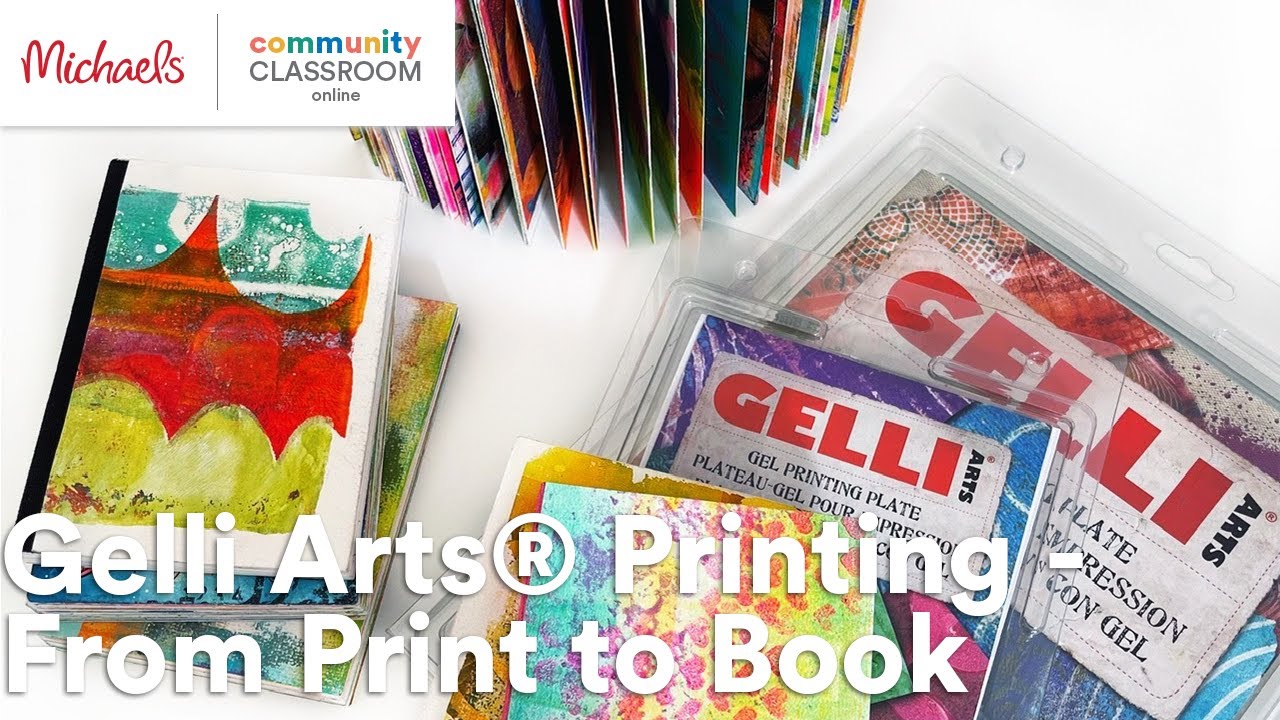 Kelas Online: Pencetakan Gelli Arts® – Dari Cetak ke Buku | Michaels