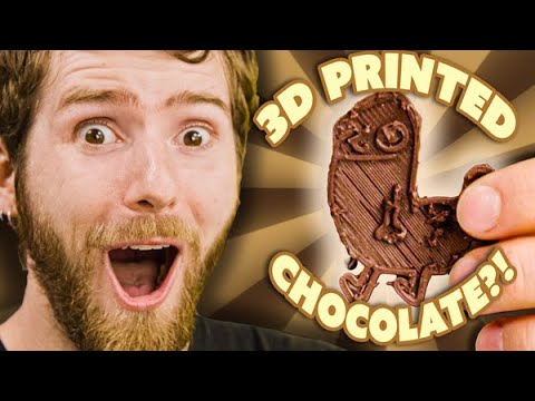 Makan Cokelat Cetakan 3D!