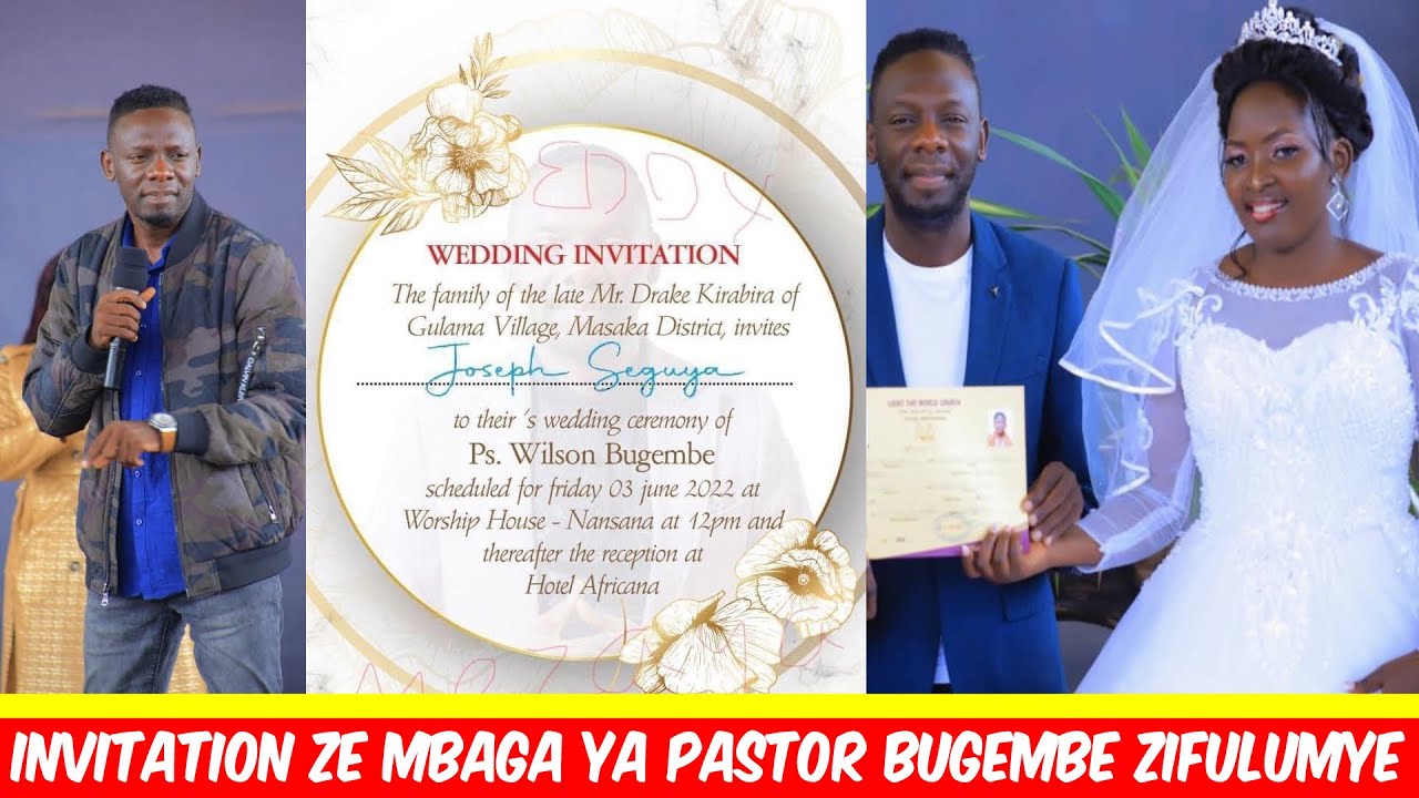 PEMECAHAN! KARTU UNDANGAN PERNIKAHAN PASTOR WILSON BUGEMBE KELUAR
