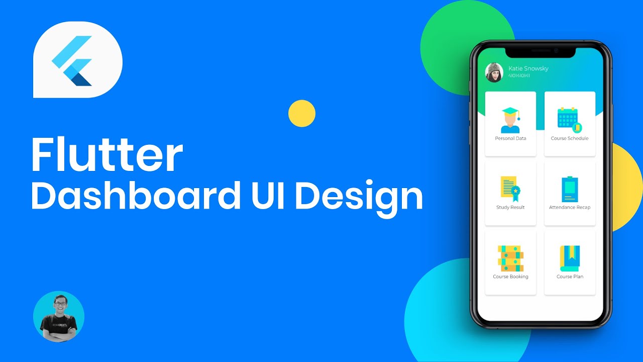Tutorial Flutter UI – Mendesain Aplikasi Desain UI Dashboard Perguruan Tinggi Modern