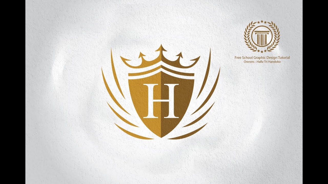 Tutorial desain logo Adobe illustrator cs6 untuk pemula – Cara Membuat Logo Royal Crown