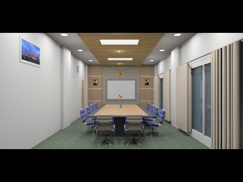 Tutorial sketsa desain interior membuat ruang Meeting