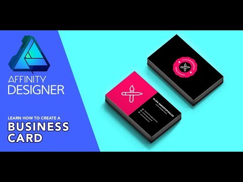 iPad Kartu Bisnis Affinity Designer