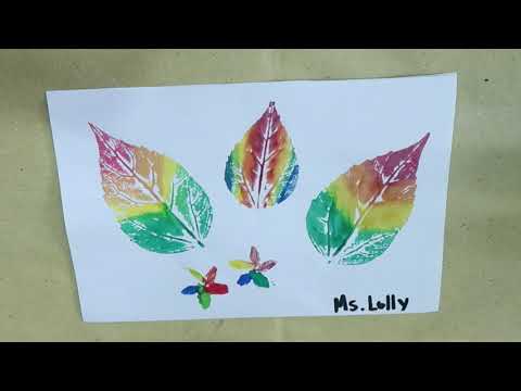 Artwork about Printmaking | Rainbow Nature Print