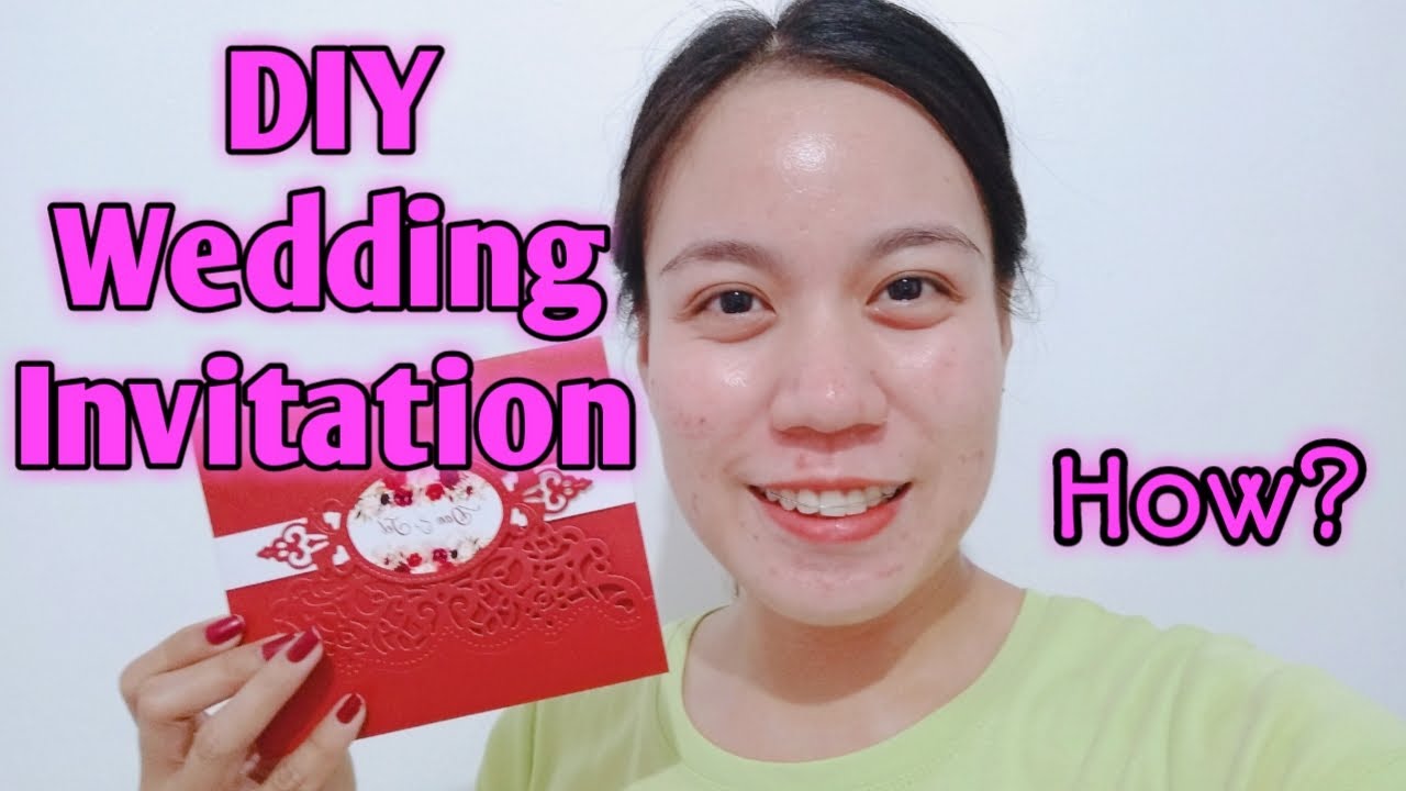 BAGAIMANA MEMBUAT UNDANGAN PERNIKAHAN SENDIRI?| UNDANGAN DIY