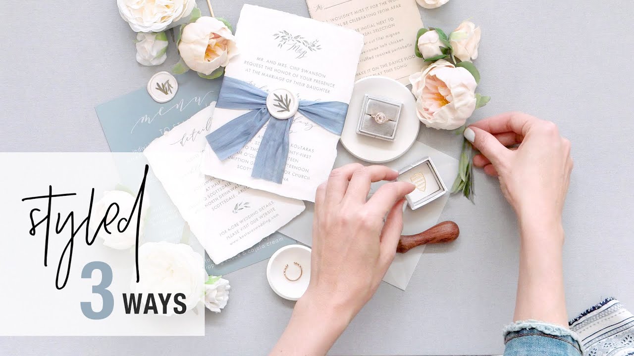 Cara Memotret Undangan Pernikahan Flat Lays (x3) | Tutorial Fotografi Detail Pernikahan