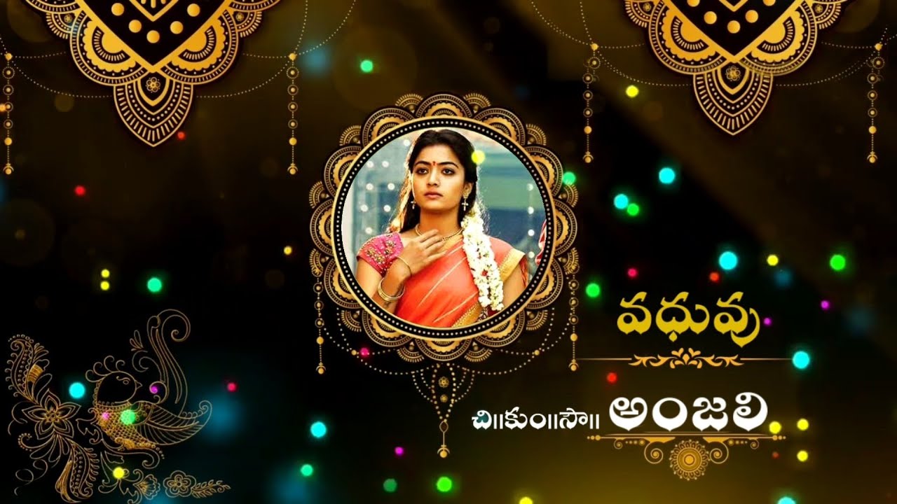 Editing Video Undangan Pernikahan Tradisional Dengan Kinemaster Dalam Bahasa Telugu | Seni Prasad