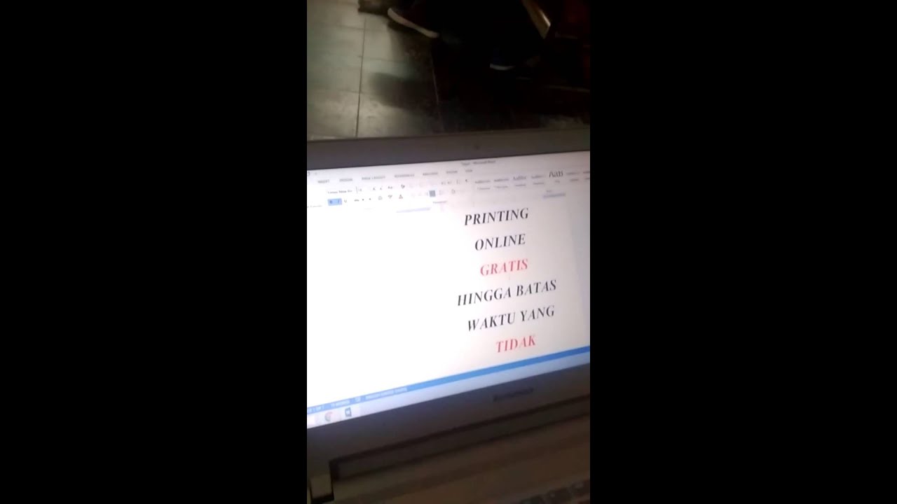 Langkah demi Langkah Mencetak Online
