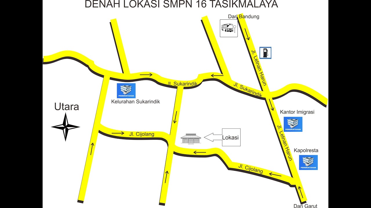 Membuat Denah Lokasi dengan Corel Draw