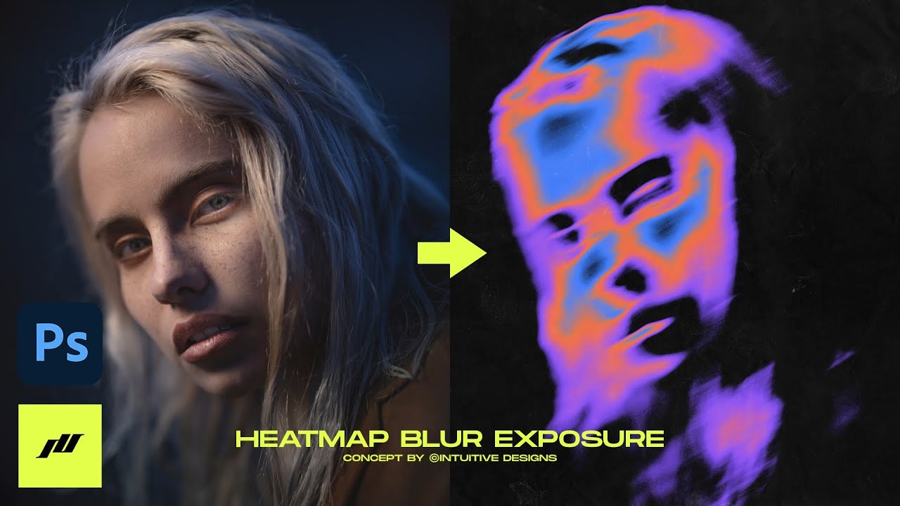 Ubah FOTO APA PUN Menjadi Desain Kemeja Peta Panas Eksposur Buram | TUTORIAL PHOTOSHOP (+ASET GRATIS)