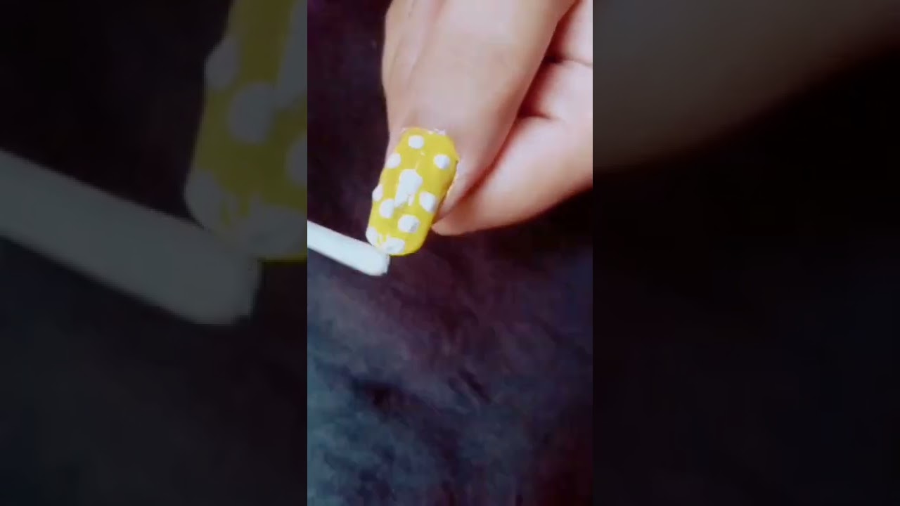 nail 💅 art design tutorial || #nailart #short