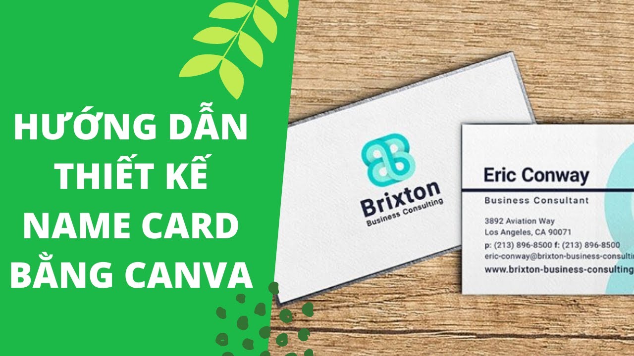 [Bài 14] Tunggu apalagi Kartu Nama Kunjungi bằng Canva | Nguyễn Minh Phng