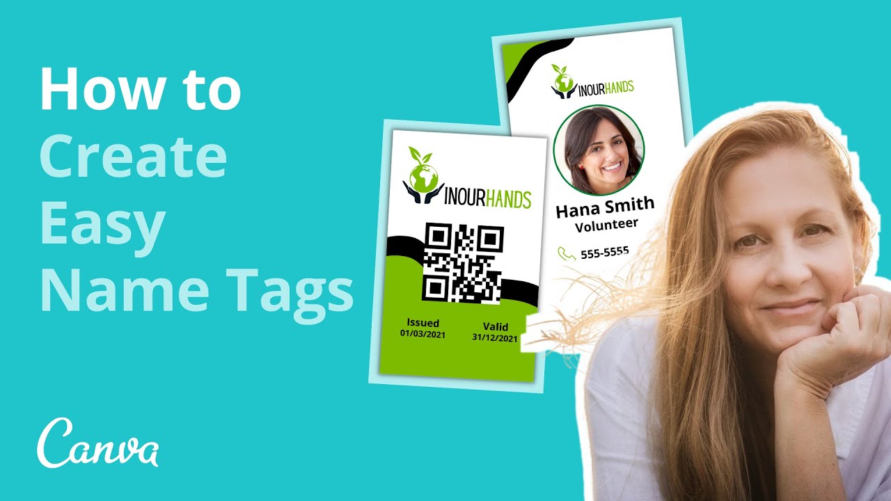 Cara Membuat ID CARD & NAME TAG dengan Canva