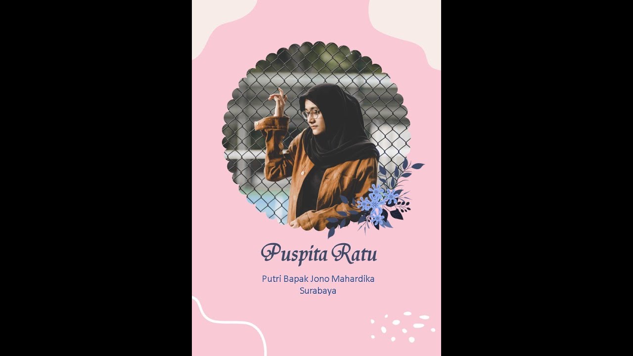 Membuat Undangan Video Pendek Undangan Pernikahan Minimalis dengan Memakai Template Powerpoint