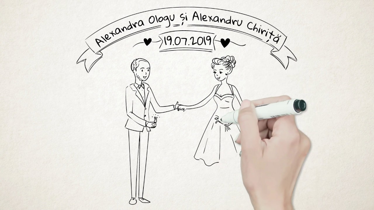 Undangan pernikahan Ali & Alex | video corat-coret