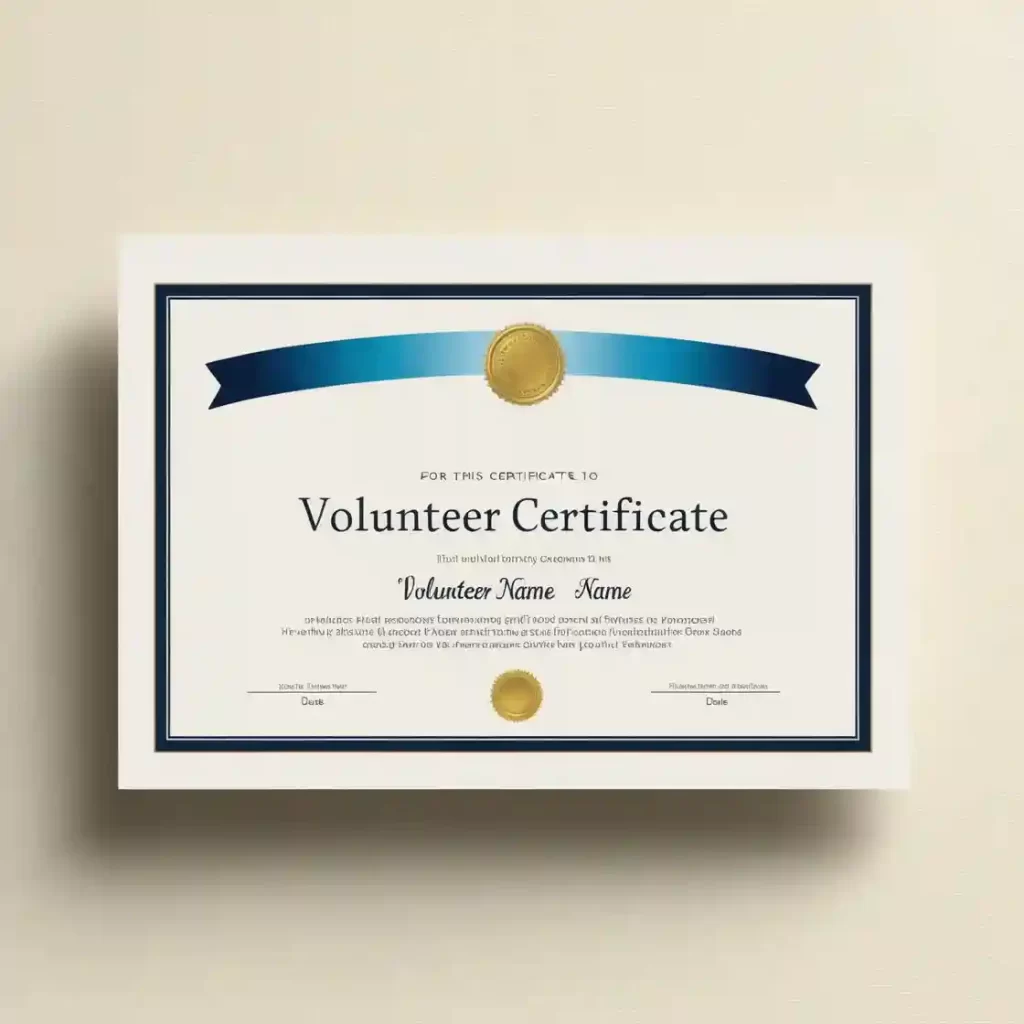 Cetak Sertifikat Volunteer