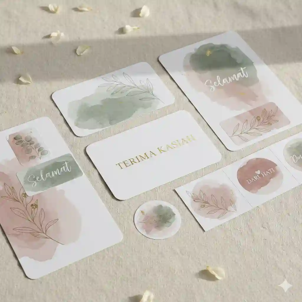 Cetak Kartu Ucapan Untuk Hampers